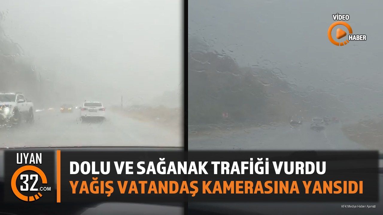 Antalya Trafik Durma Noktasına Geldi: Sağanak Ve Dolu Felç Etti