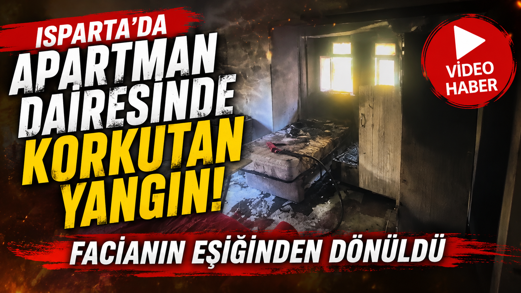 Apartman Dairesinde Korkutan Yangın: Facianın Eşiğinden Dönüldü