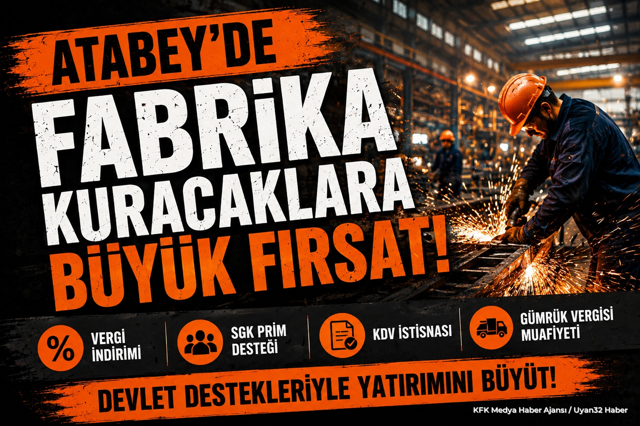 Atabey OSB'de Fabrika Kuracaklara Büyük Fırsat: Devlet Teşvikleri Bekliyor