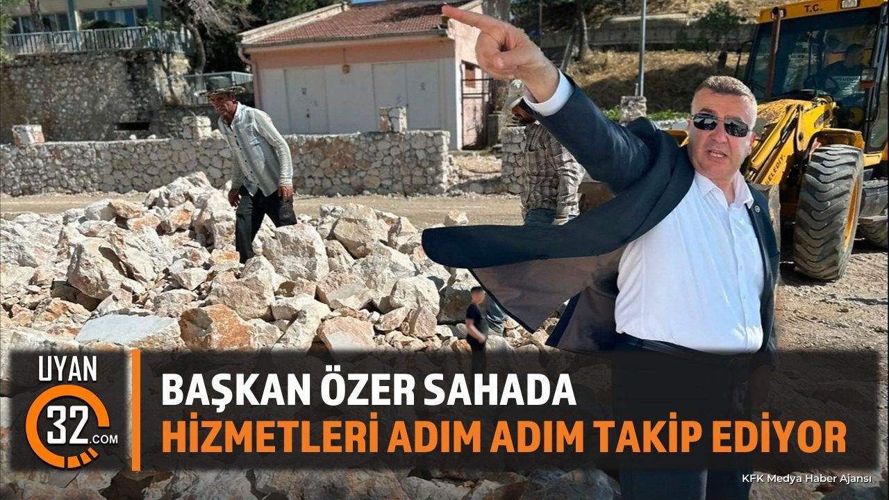 Başkan Mustafa Özer Eğirdir'deki Çalışmaları İnceledi
