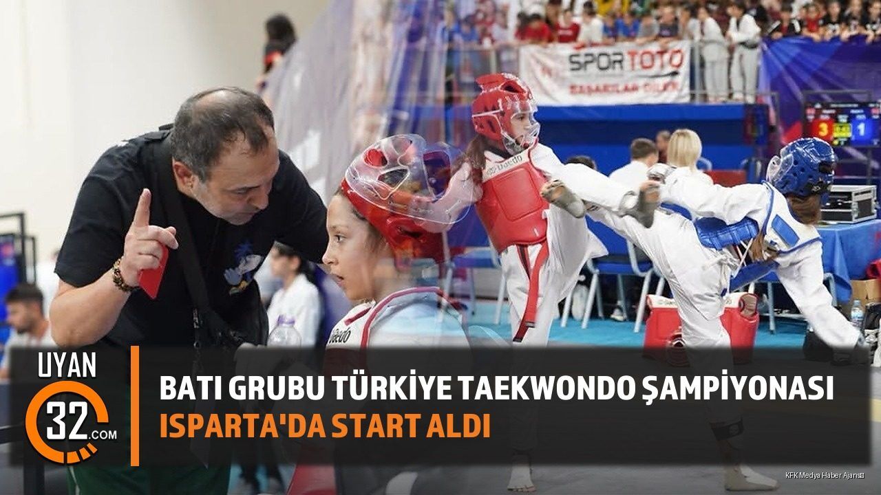 Batı Grubu Türkiye Taekwondo Şampiyonası Isparta'da Start Aldı
