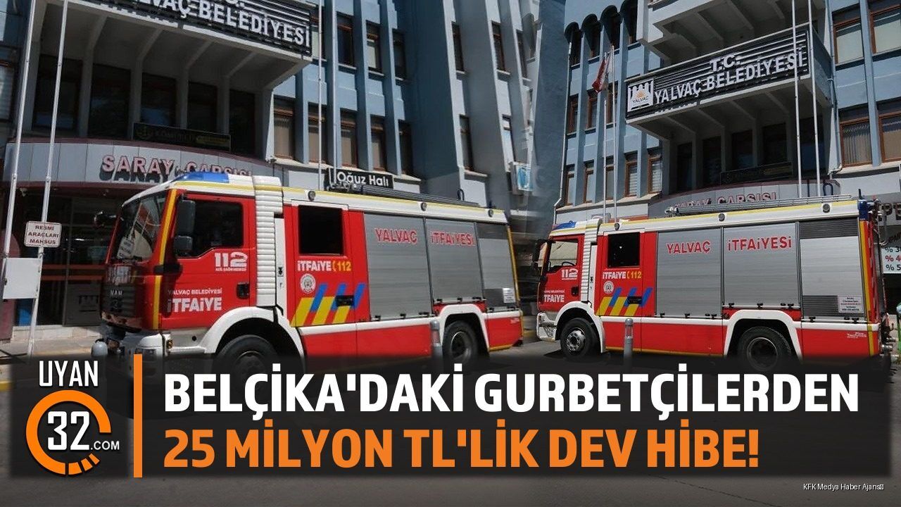 Belçika'daki Gurbetçilerden 25 Milyon TL'lik Dev Hibe!