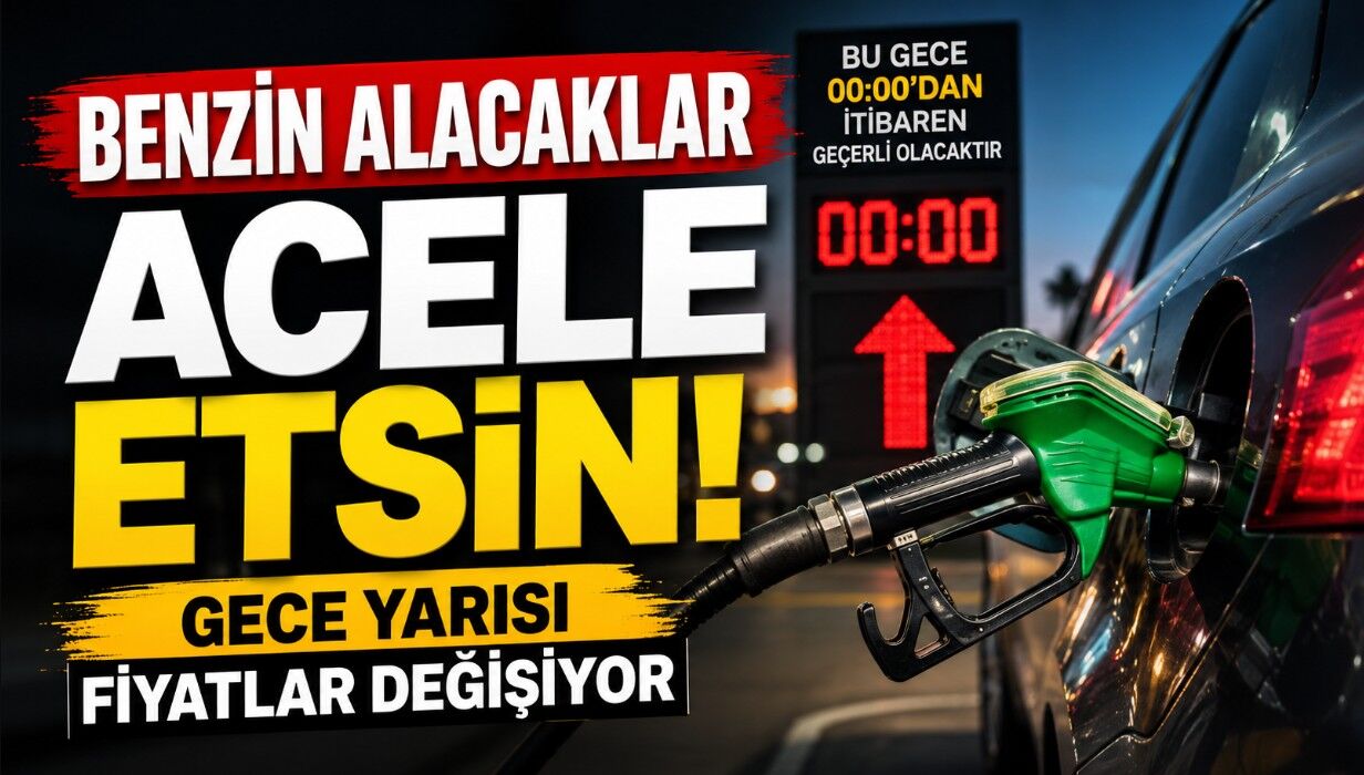 Benzin Alacaklar Acele Etsin! Gece Yarısı Fiyatlar Değişiyor