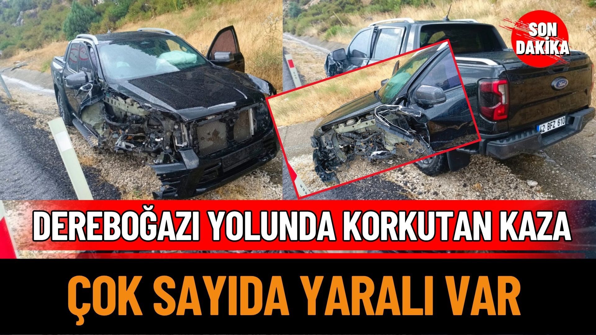 Dereboğazı Yolu'nda Zincirleme Kaza: Çok Sayıda Yaralı Var