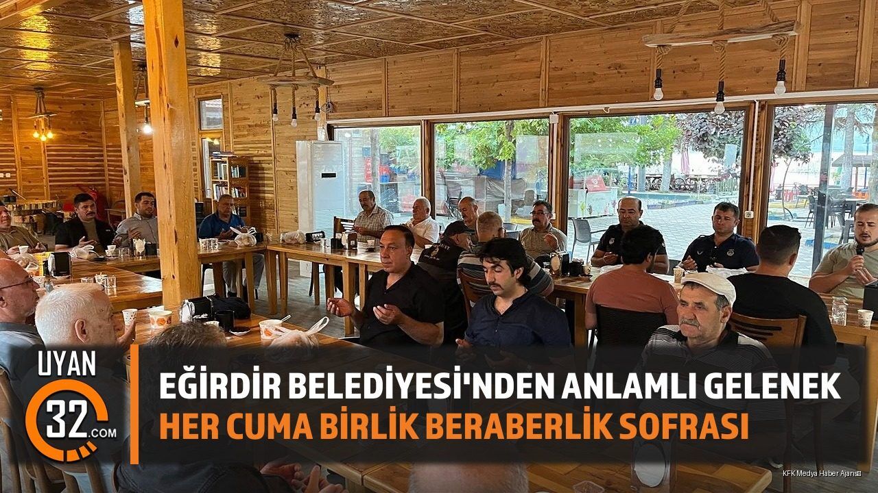 Eğirdir Belediyesi'nden Sabah Namazı Sonrası Çorba İkramı