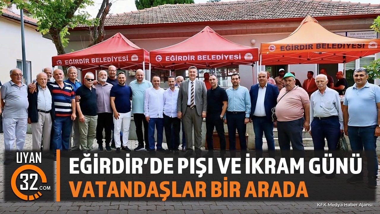 Eğirdir'de 29. Pişi ve İkram Günü Etkinliği Gerçekleşti