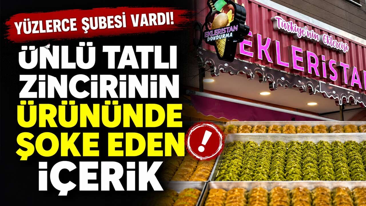 Türkiye genelinde 425 şubesi olan tatlı devi bakın bizi nasıl kandırmış