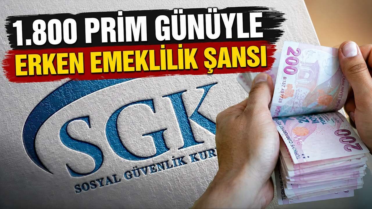 Erken Emeklilik Hayal Değil! SGK Şartları Tek Tek Açıkladı