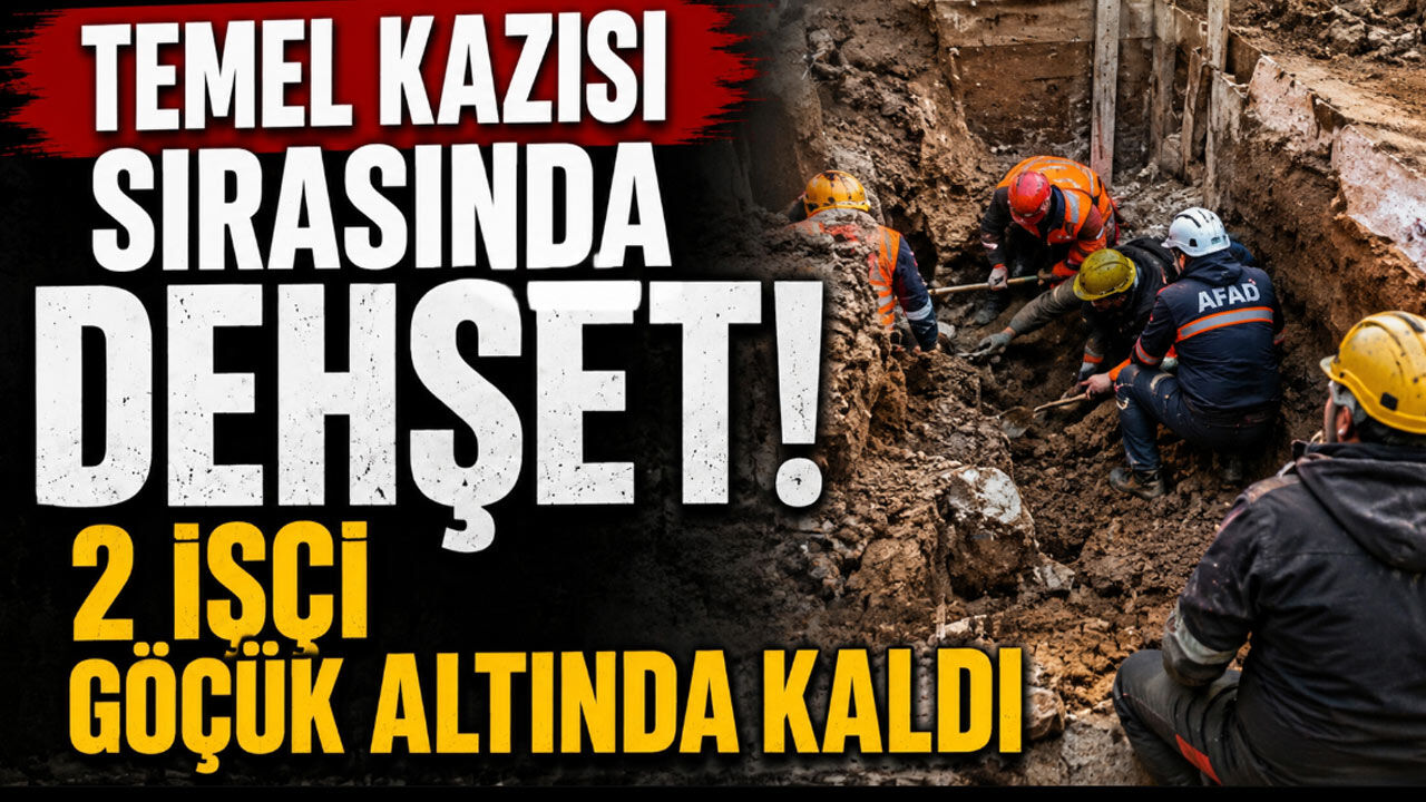 Temel kazısı sırasında korkunç olay!