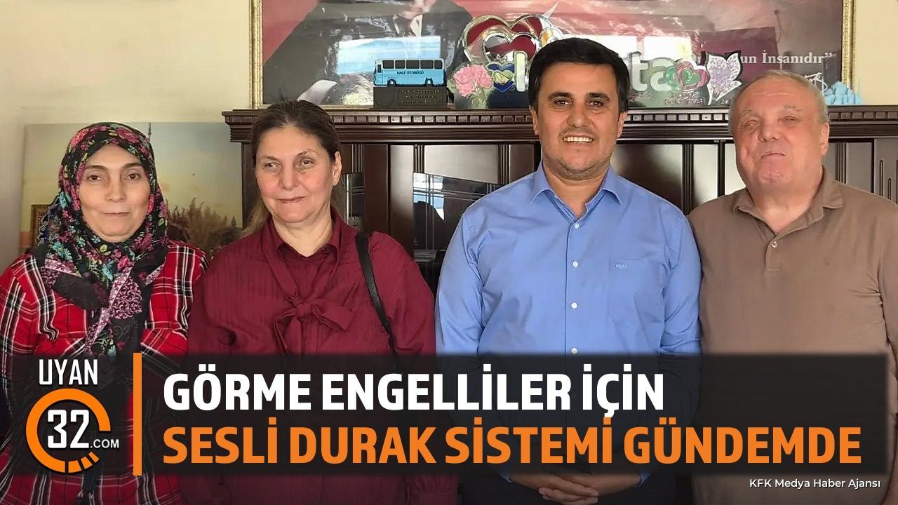 Görme Engelliler İçin Sesli Durak Sistemi Gündemde