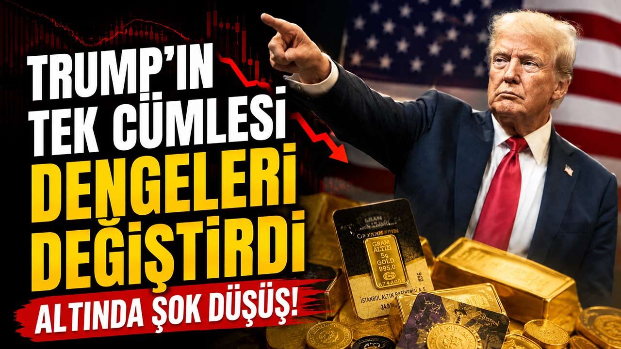 Altın freni patlamış kamyon gibi! Trump'ın sözleri piyasaları sarstı