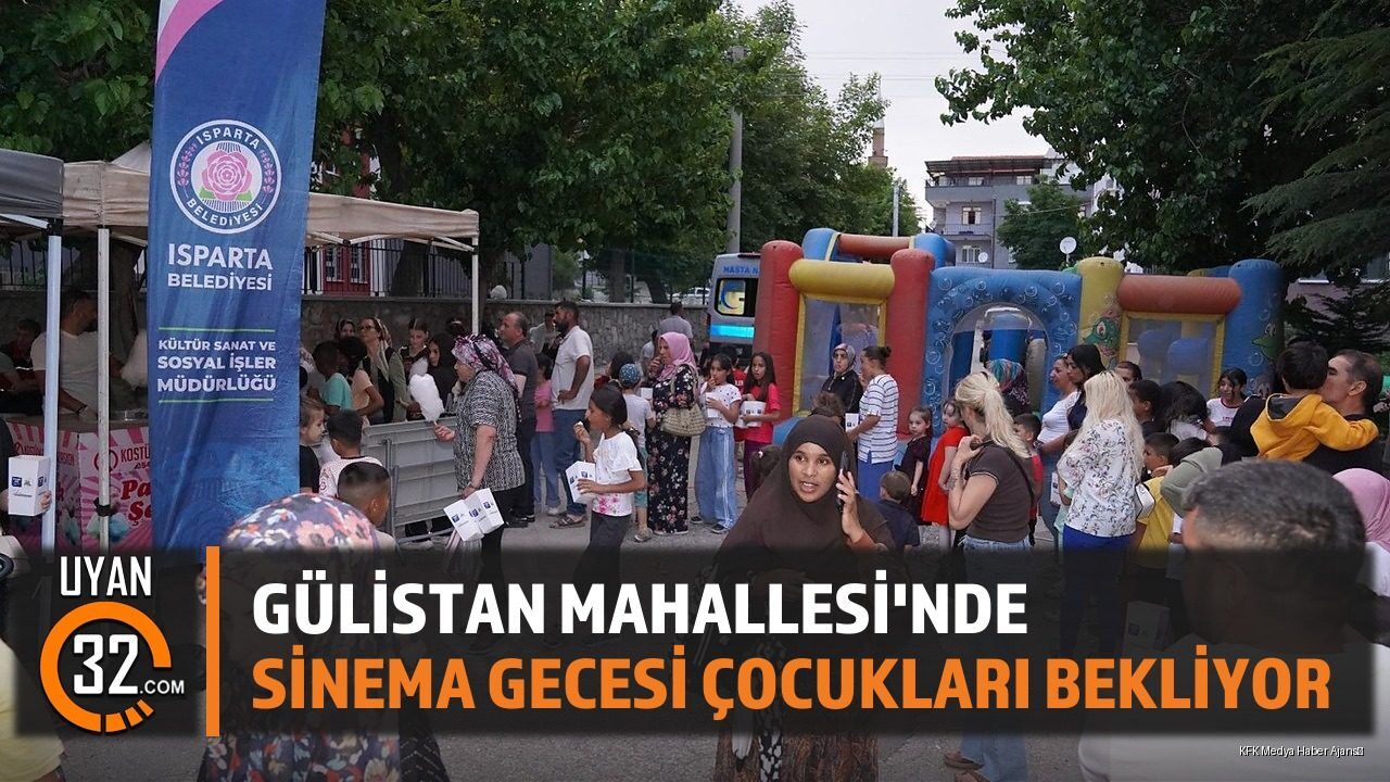 Gülistan Mahallesi'nde Sinema Gecesi Çocukları Bekliyor