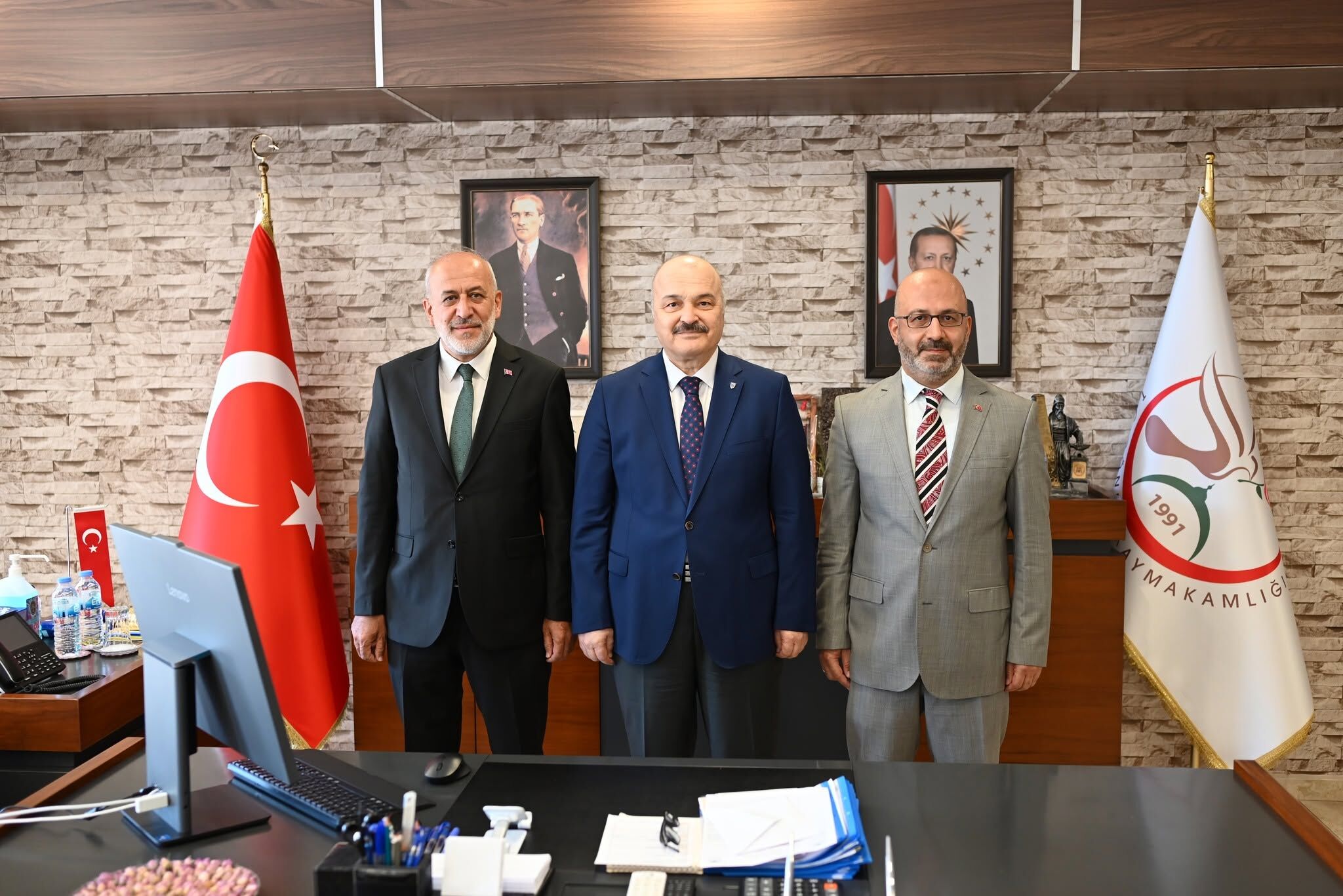 İl Müftüsü Biçer'den Gönen Kaymakamı Yıldız'a Ziyaret (2)