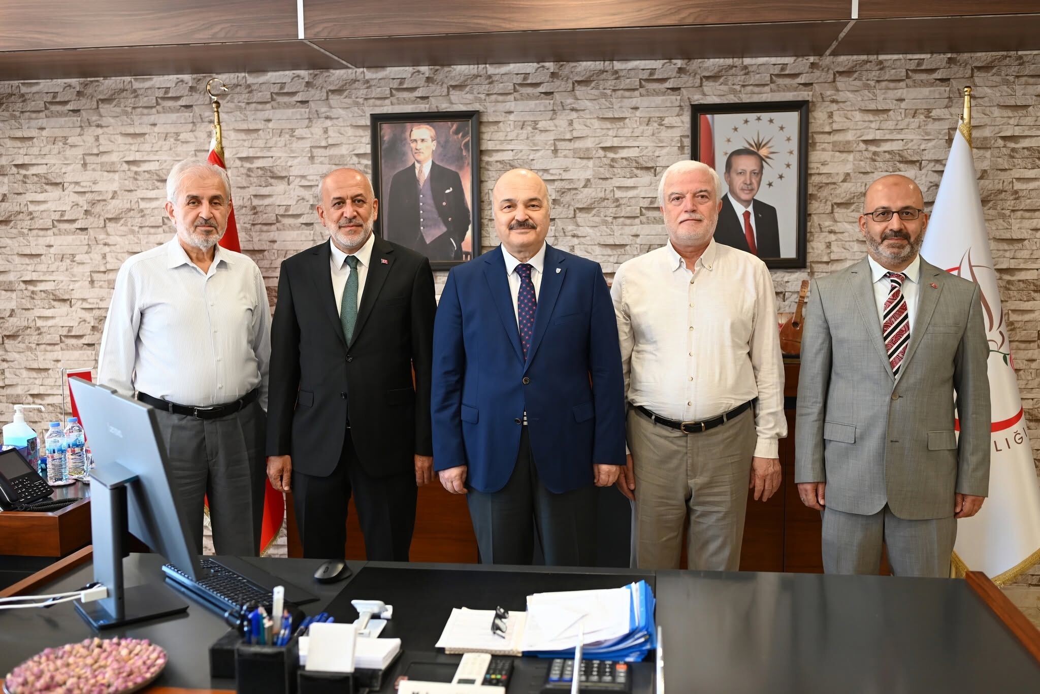 İl Müftüsü Biçer'den Gönen Kaymakamı Yıldız'a Ziyaret (3)