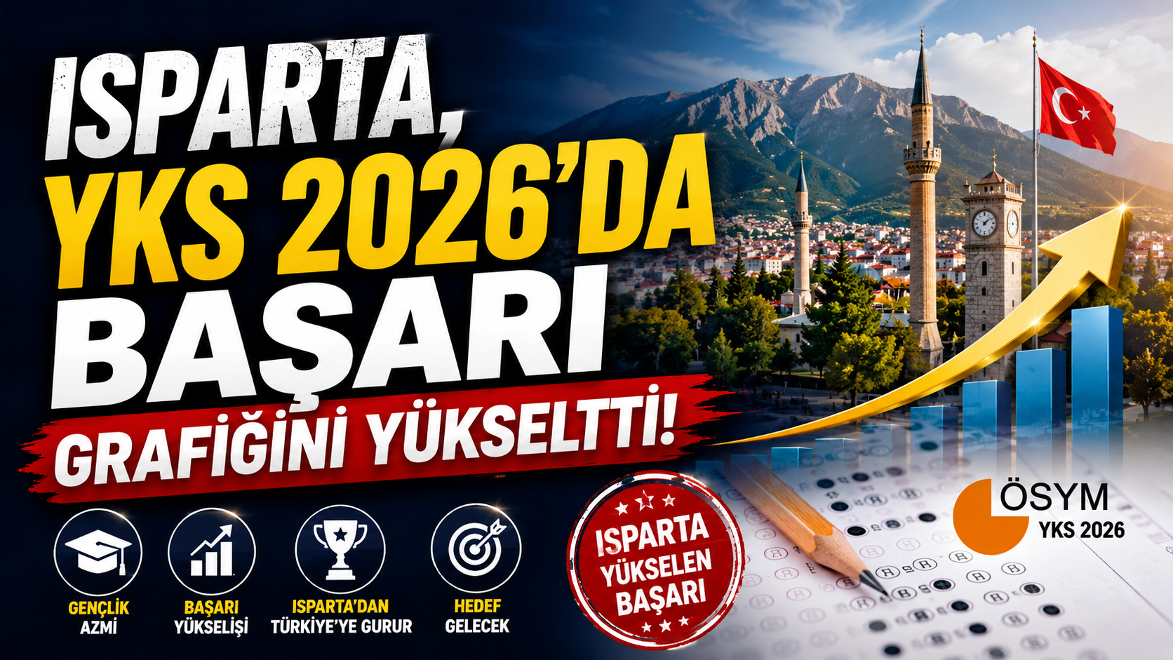 Isparta, 2026 YKS Sonuçlarında Türkiye Geneli Dereceleriyle Dikkat Çekti