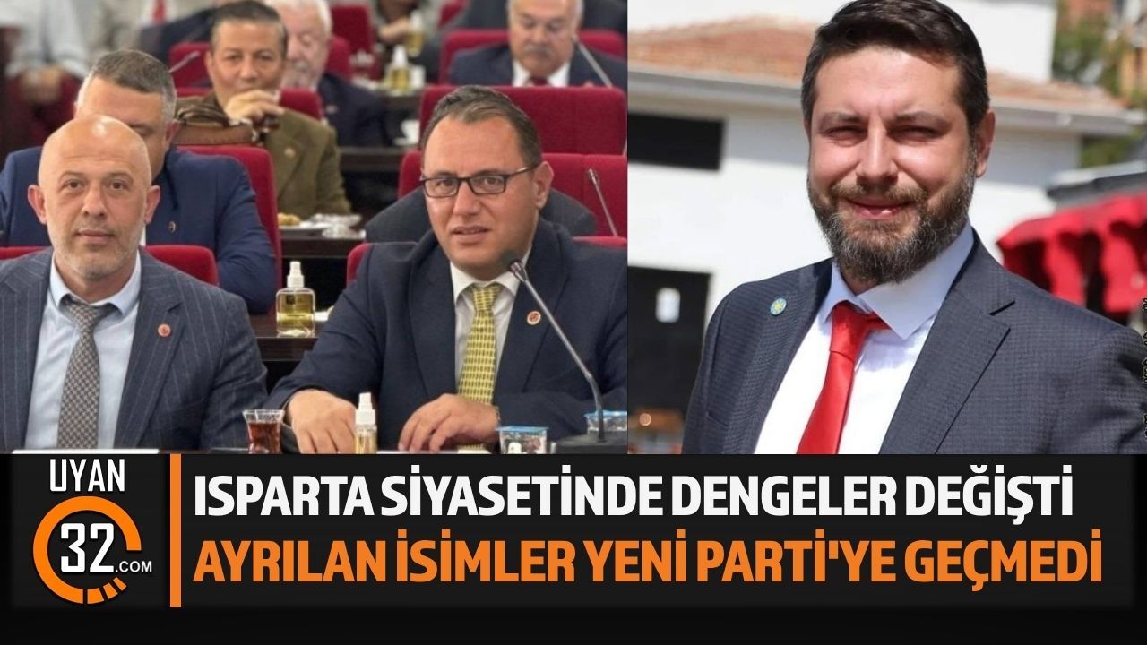 Isparta Belediye Meclisi'nde Yeni Siyasi Oluşum