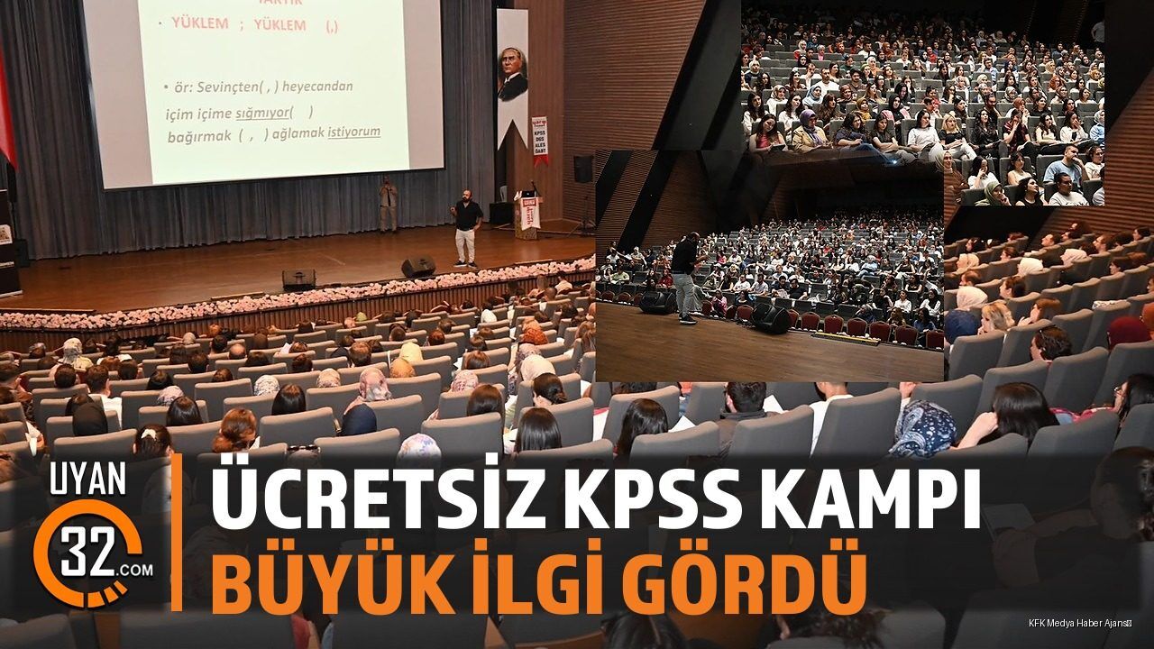Isparta Belediyesi'nden Adaylara Ücretsiz KPSS Kampı Desteği