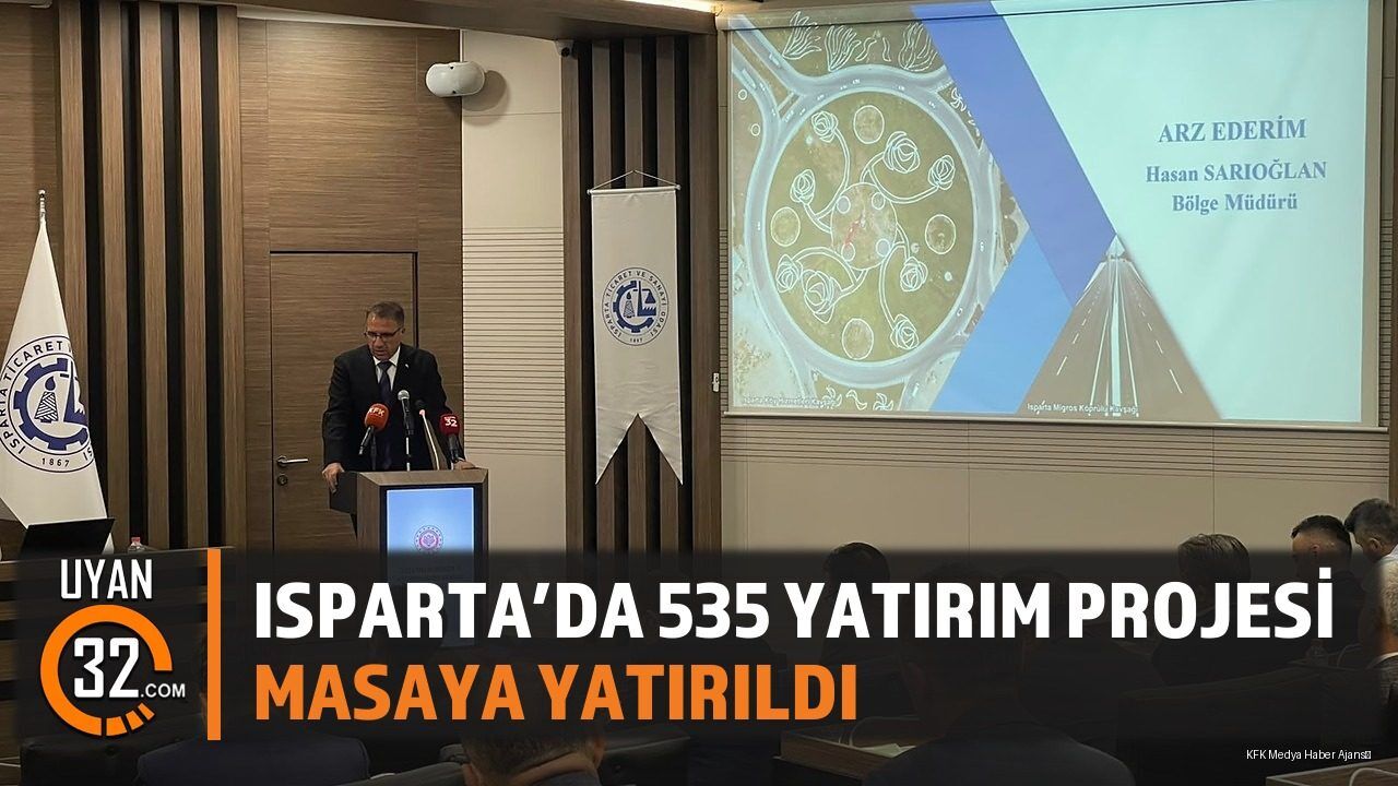 Isparta İl Koordinasyon Kurulu'nda Yatırımlar Değerlendirildi