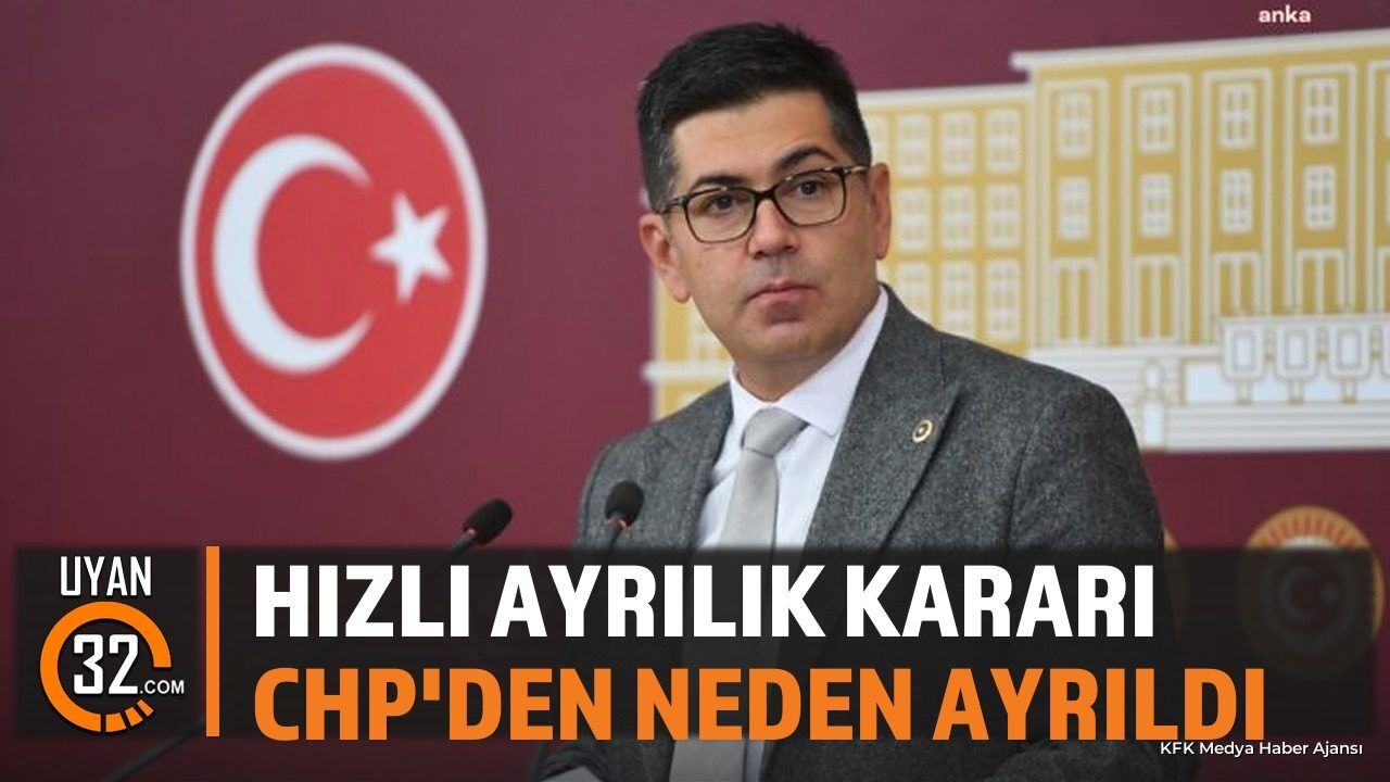 Isparta Milletvekili Hikmet Yalım Halıcı CHP'den Ayrıldığını Duyurdu
