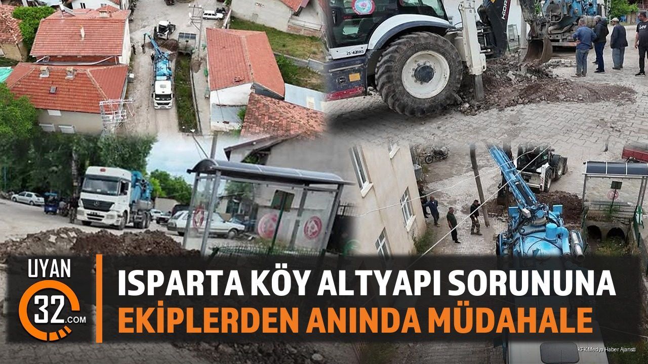 Isparta Özel İdaresi'nden Köy Altyapısına Kesintisiz Hizmet