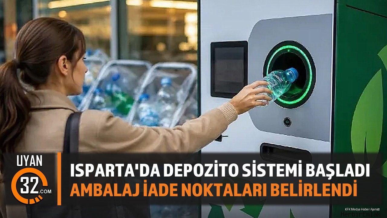 Isparta'da Depozitosu Olan Ambalajlar (DOA) Sistemi Devreye Girdi