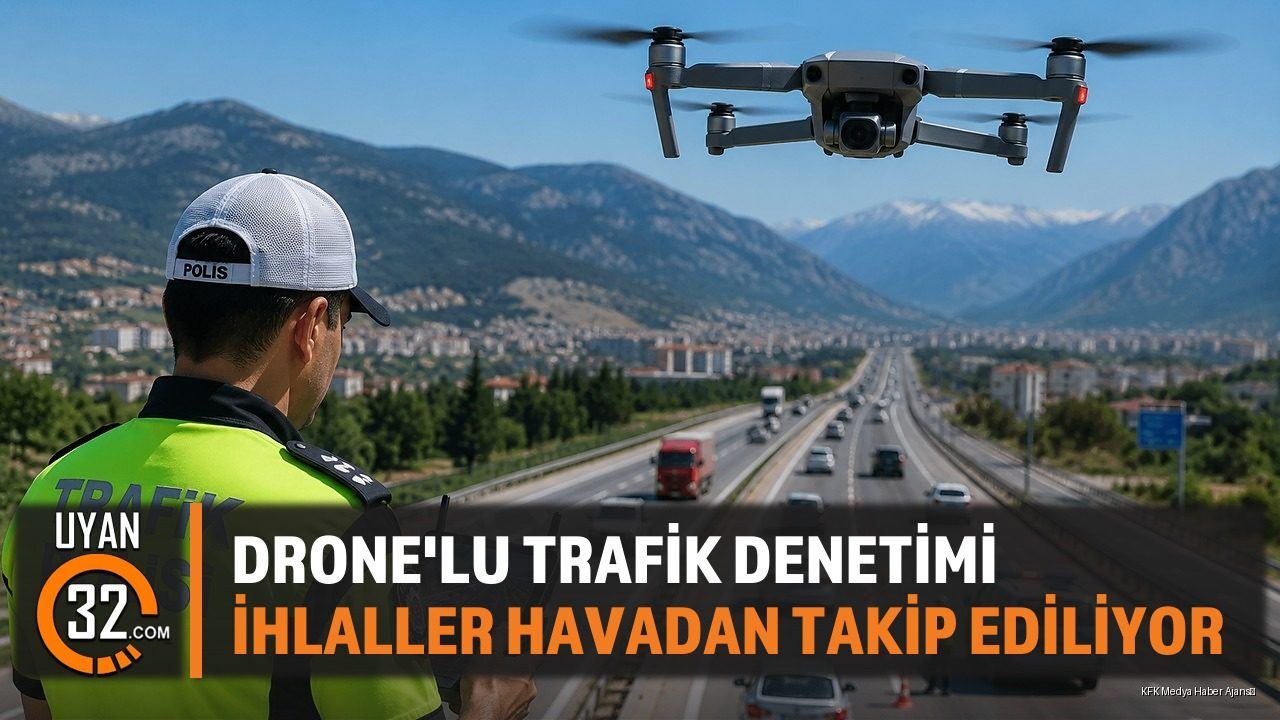 Isparta'da Drone Destekli Trafik Ve Hız Denetimleri
