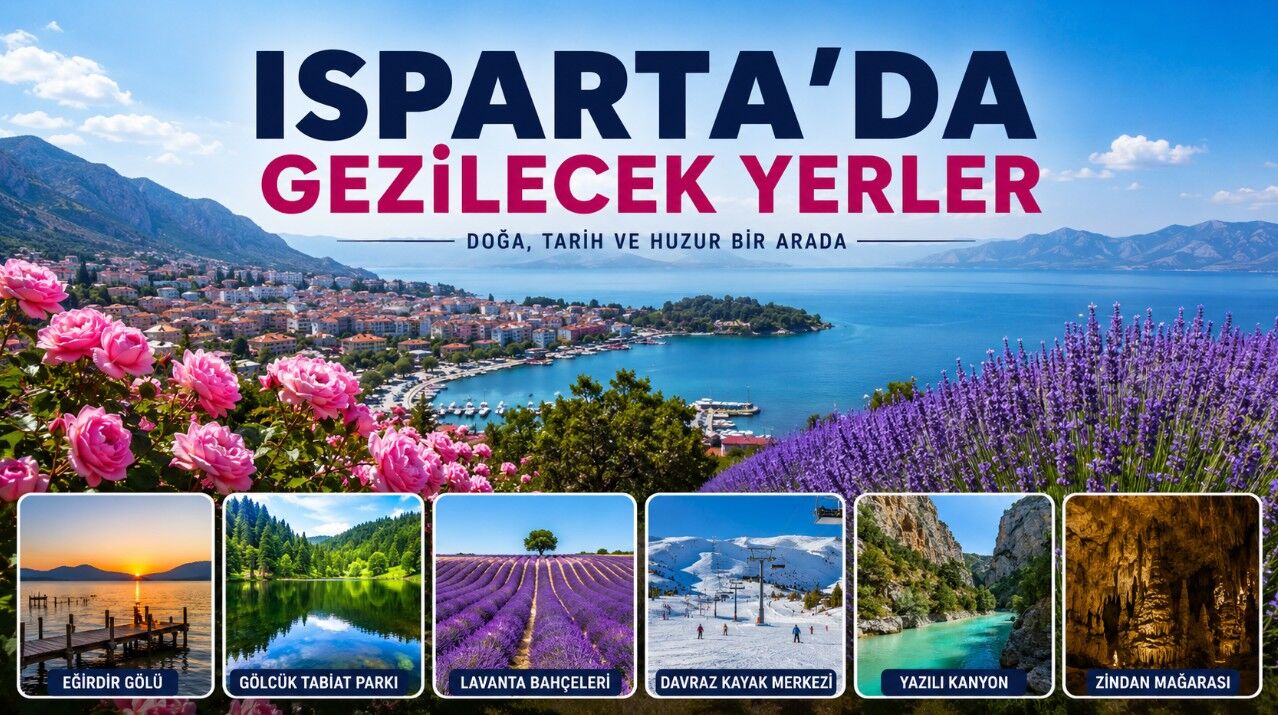 Isparta'da Göllerden Lavanta Bahçelerine Uzanan Doğa ve Tarih Rotası