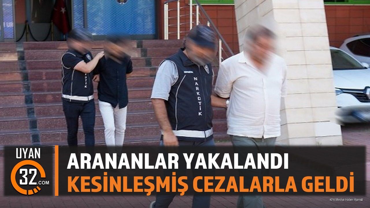 Isparta'da Narkotik Şube, Uy*şturucu Suçundan Aranan İki Kişiyi Yakaladı