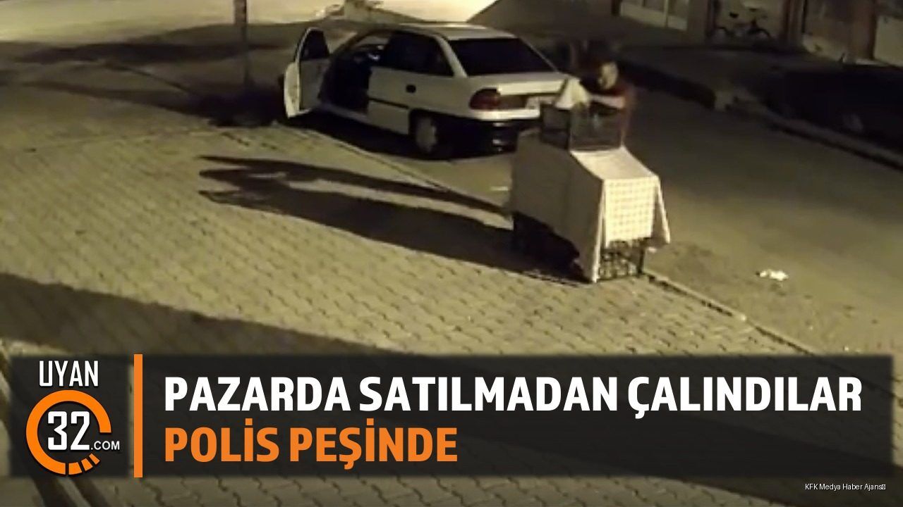Isparta'da Salı Pazarı Öncesi Pazarcının Elmaları Çalındı