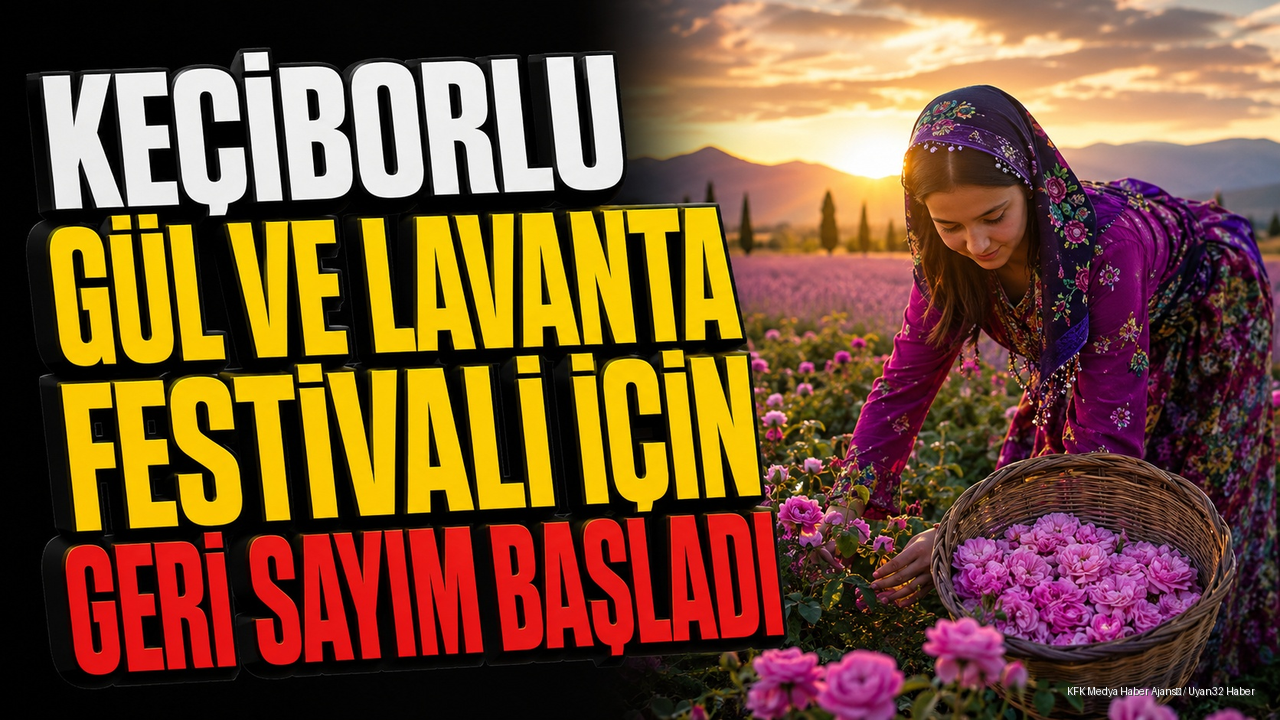 Keçiborlu 2. Gül Ve Lavanta Hasat Sonu Festivali İçin Geri Sayım