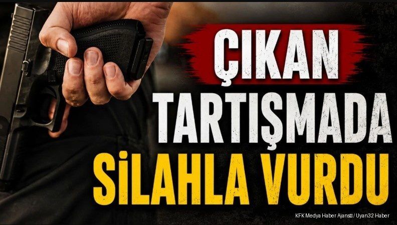 Komşuda Çıkan Tartışmada Silahla Vurdu