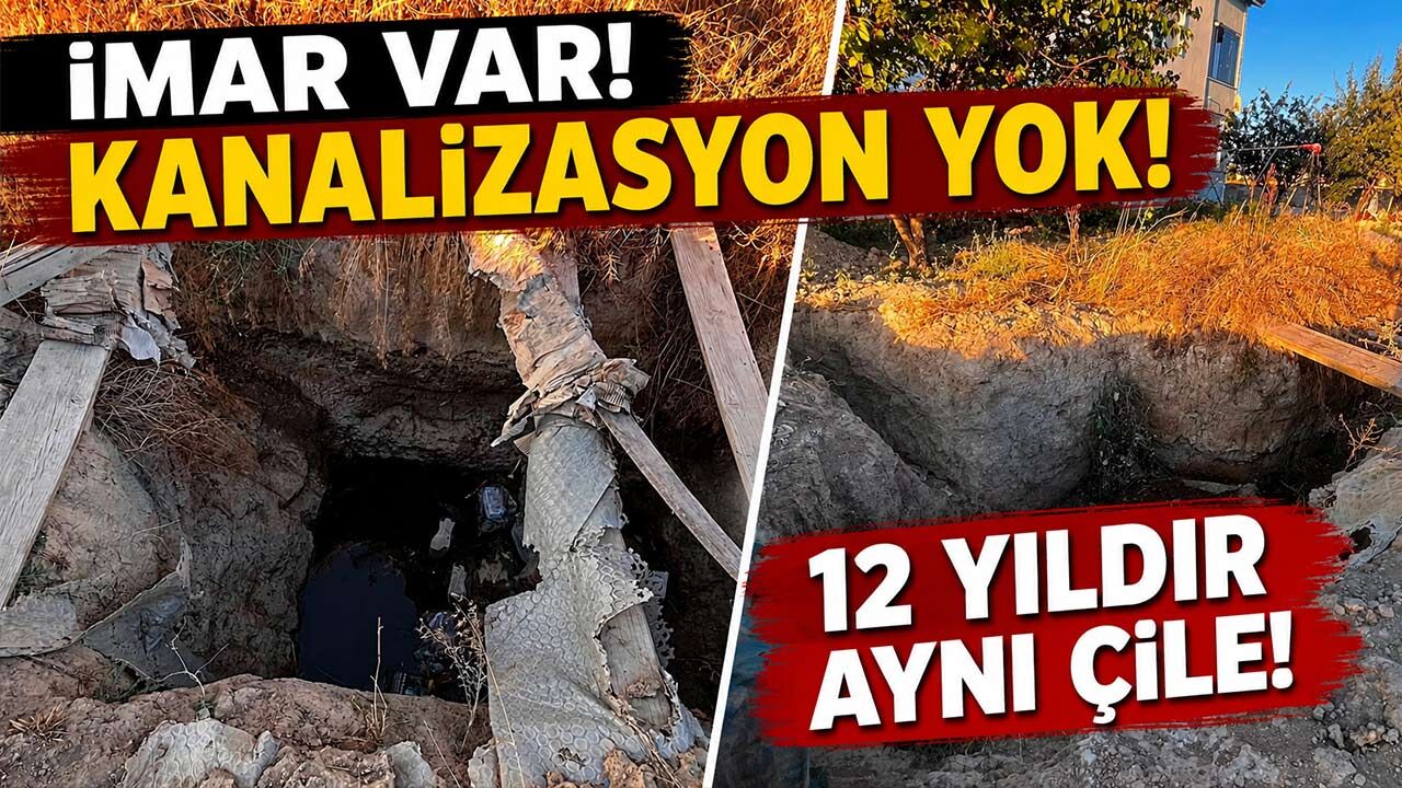 Kuleönü'nde 12 Yıllık Kanalizasyon Tepkisi! Mahalleyi Lağım Kokusu ve Sinekler Sardı