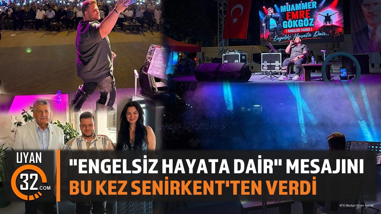 Muammer Emre Gökgöz'den Senirkent Festivali'nde Engelsiz Hayat Mesajı