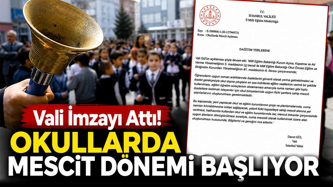Siz Bu Konu Hakkında Ne Düşünüyorsunuz? Tüm Okullara Mescit Yapılacak