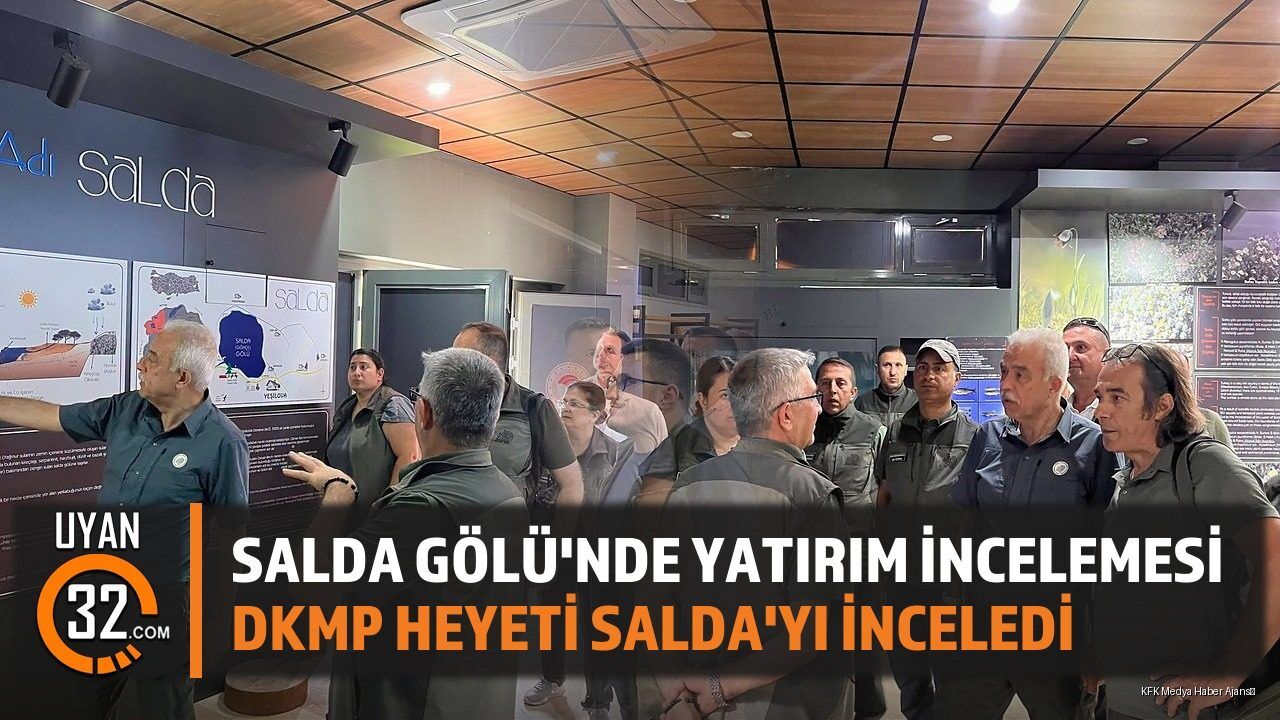 Salda Gölü'nde DKMP Heyetinden Kapsamlı İncelemeler