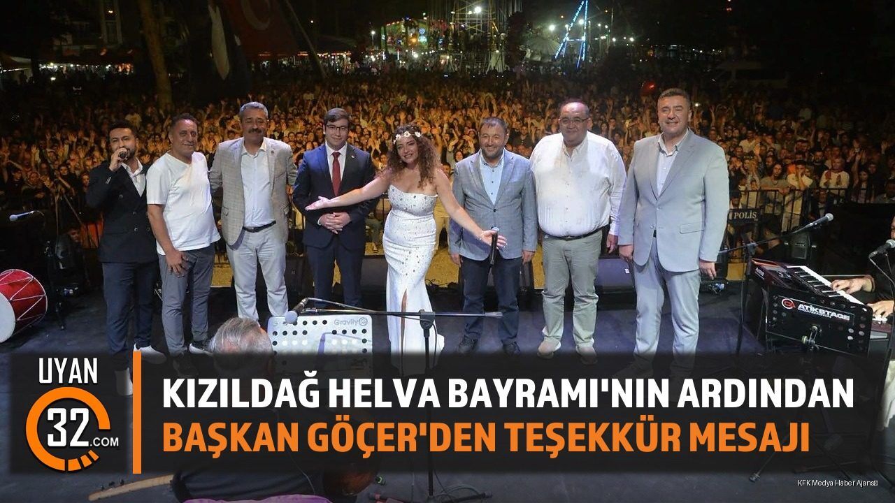 Şarkikaraağaç Belediye Başkanı Ali Göçer'den Kızıldağ Teşekkürü