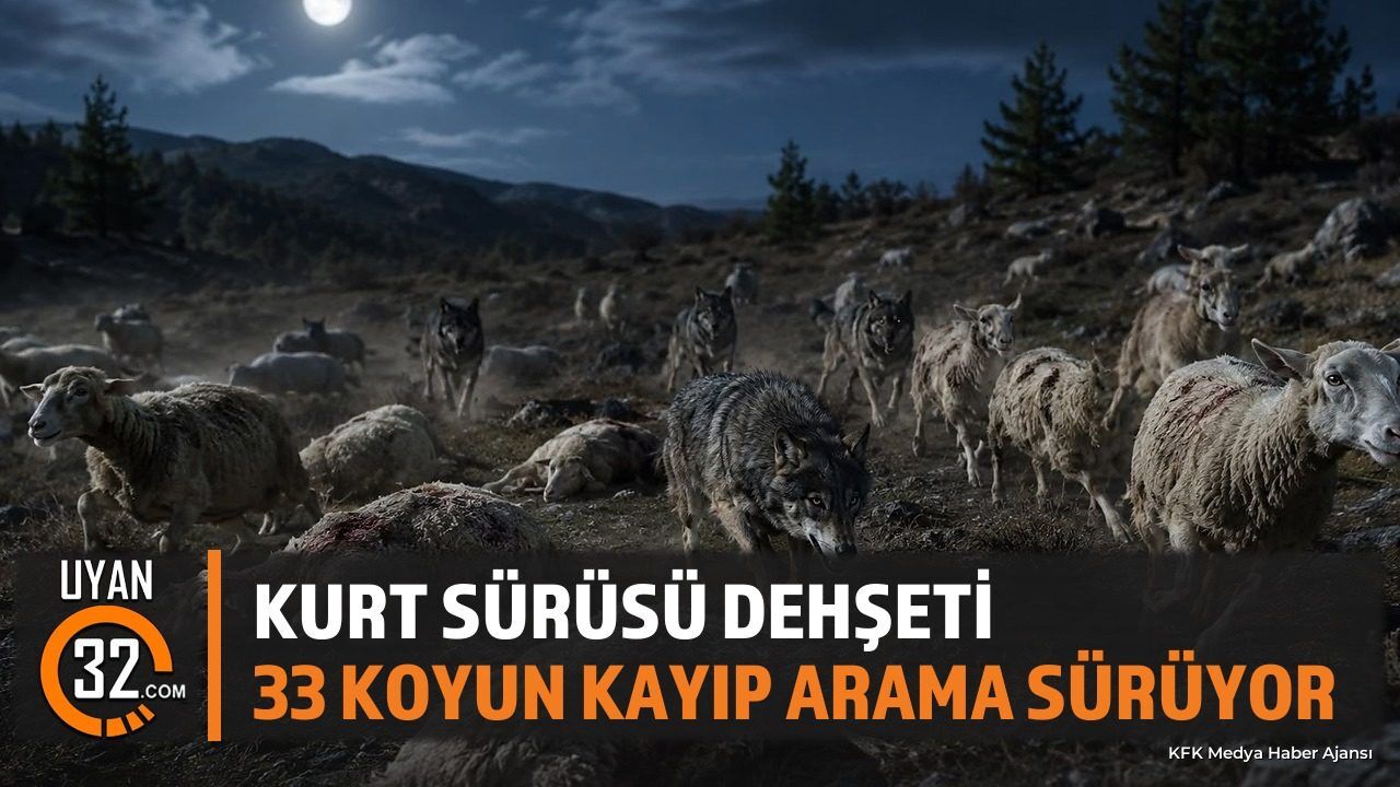 Şarkikaraağaç'ta Kurt Saldırısı: 33 Koyun Kayboldu