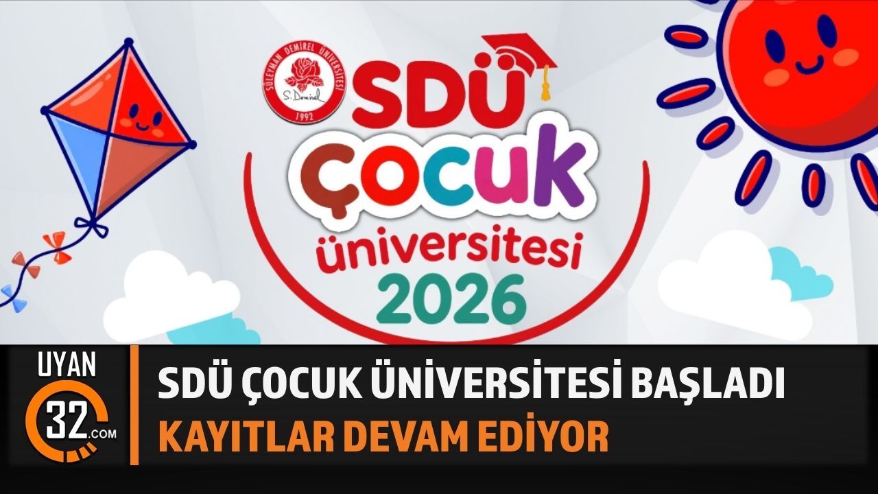 SDÜ Çocuk Üniversitesi Yaz Okulu Kayıtları Devam Ediyor