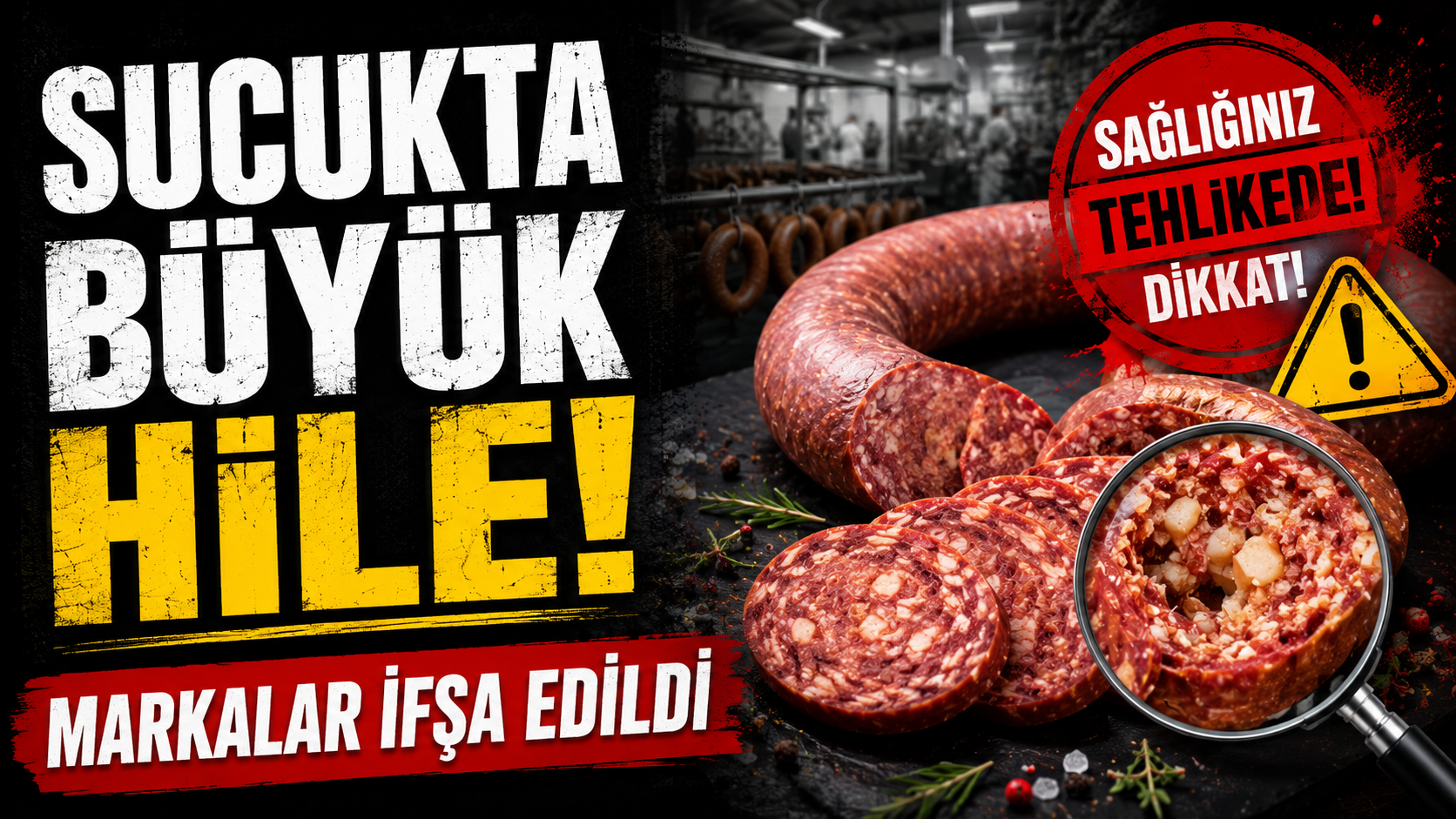 Sucukta Büyük Hile: O Markalar Tek Tek İfşa Oldu!