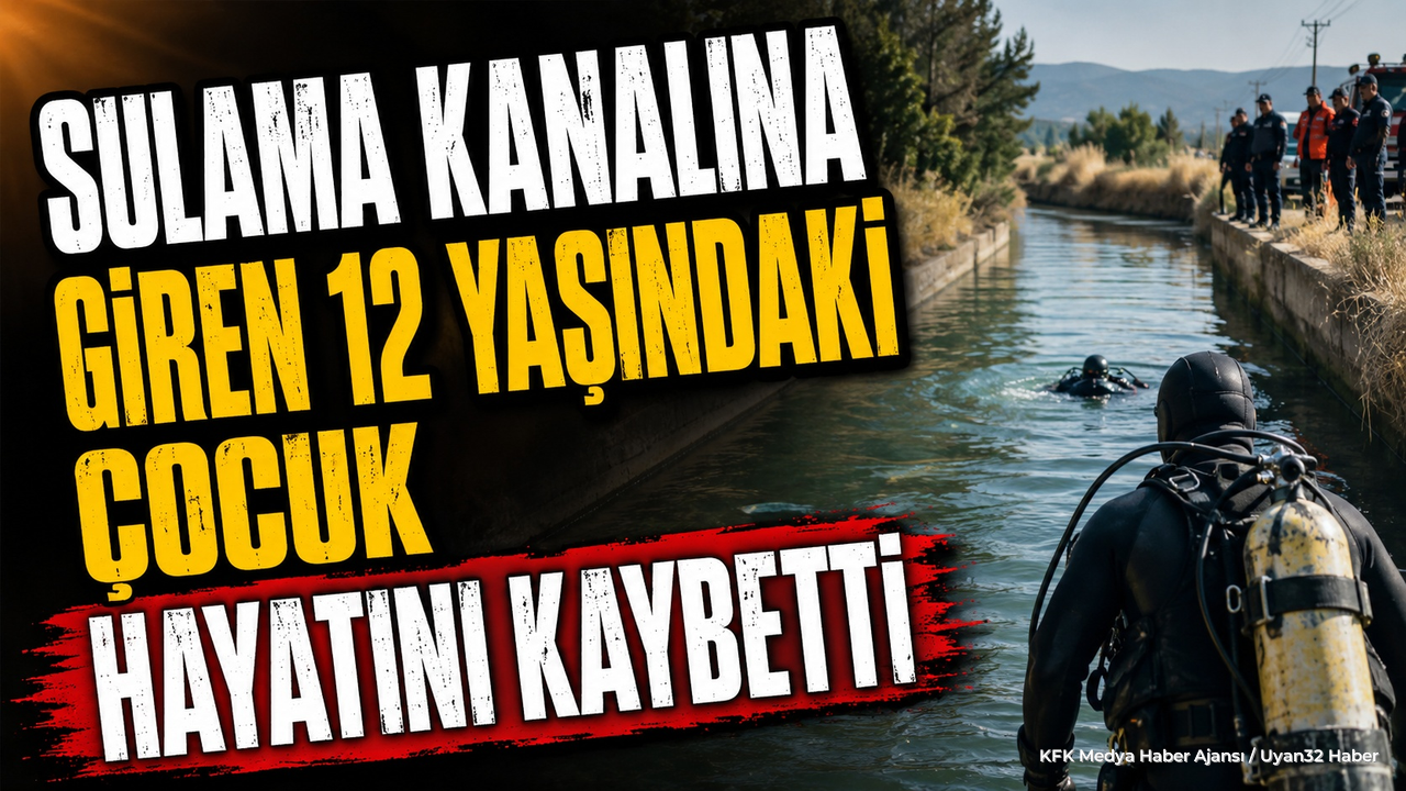 Sulama Kanalında Akıntıya Kapılan 12 Yaşındaki Çocuk Hayatını Kaybetti