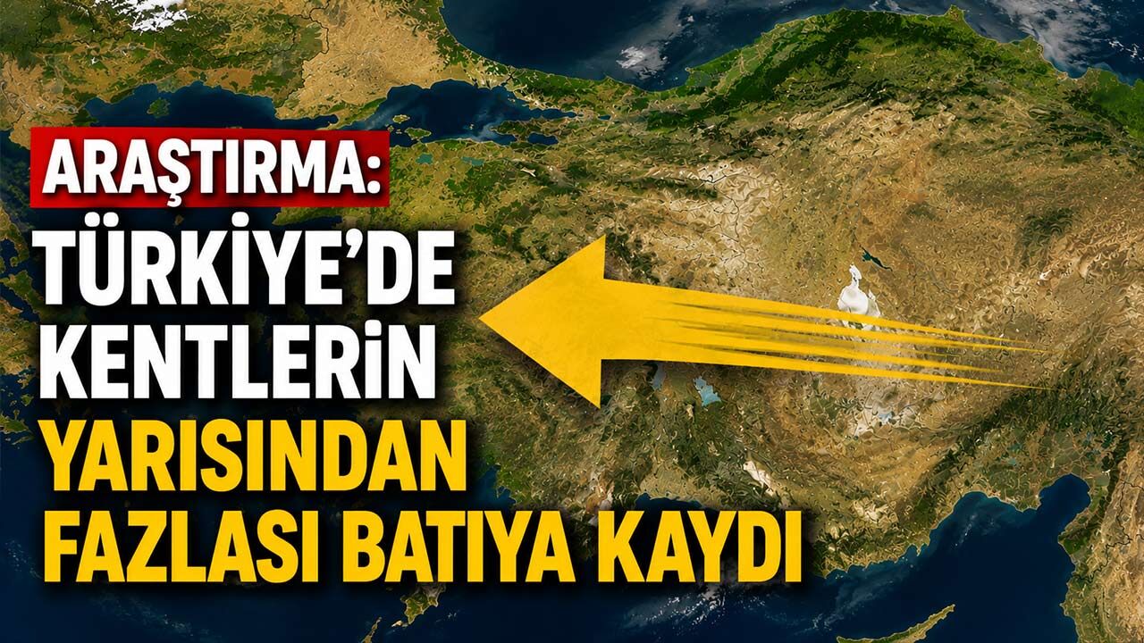 Türkiye'de 81 İlin Yarıdan Fazlası Batıya Kaydı