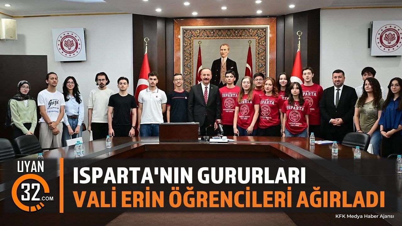 Vali Abdullah Erin, LGS ve YKS Birincilerini Ağırladı