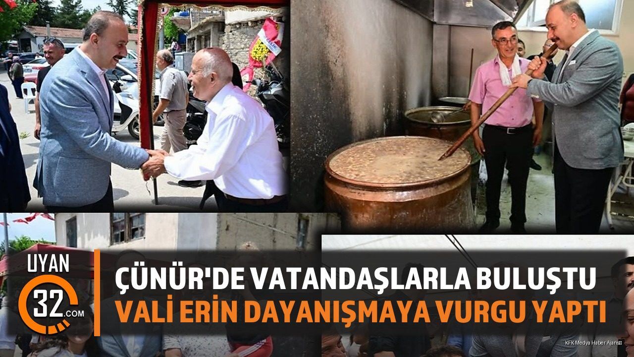 Vali Erin Çünür Mahallesi Aşure Programında Vatandaşlarla Buluştu