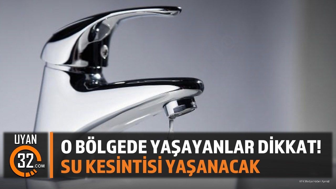 Yalvaç İçme Suyu Kesintisi Duyurusu