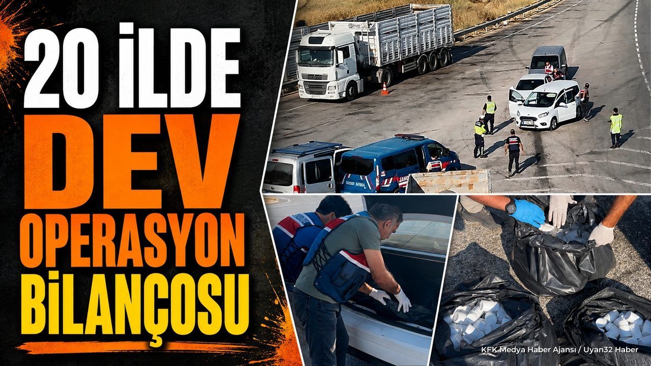 20 İlde Dev Operasyon: 60 Şüpheli Yakalandı, 41'i Tutuklandı