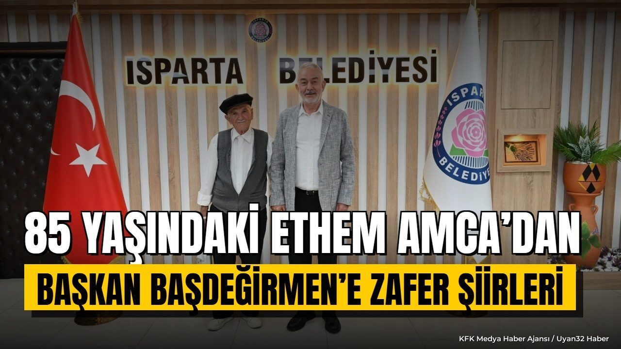 85 Yaşındaki Ethem Kızılkaya'dan Başkan Başdeğirmen'e Zafer Şiiri