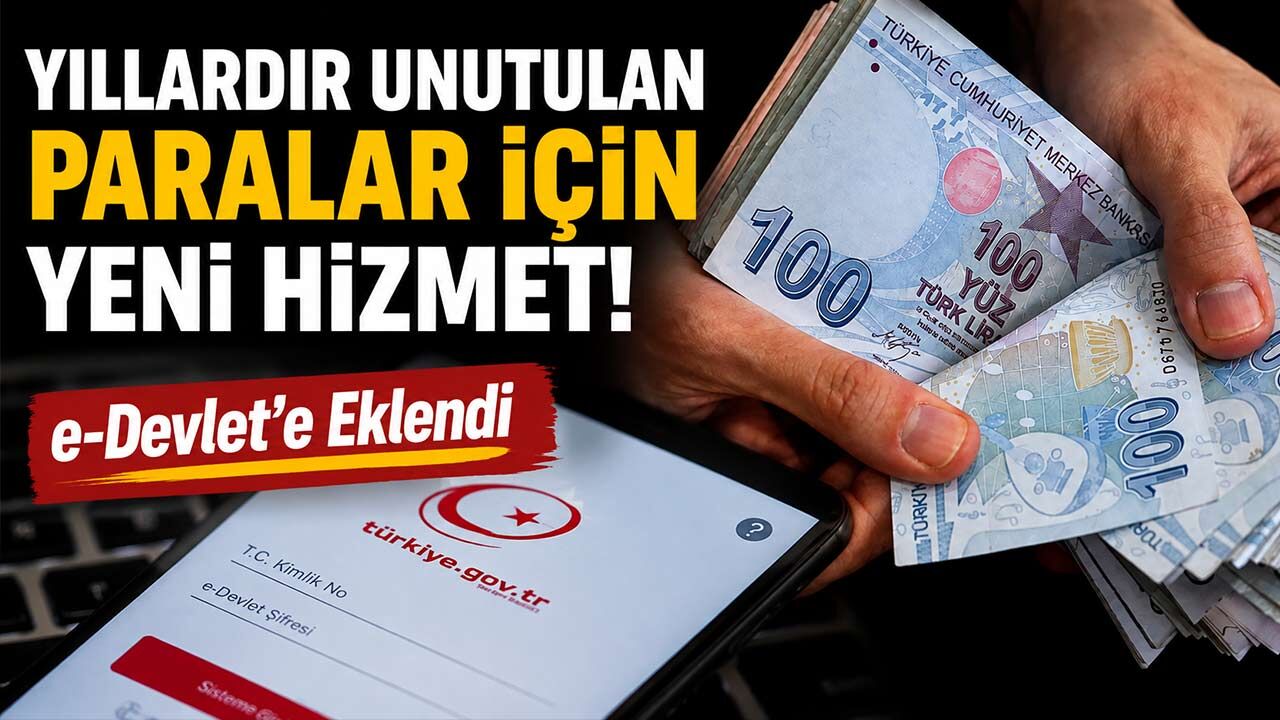 Adınıza Unutulan Para Olabilir! e-Devlet'te Tek Tıkla Kontrol Edilebilecek