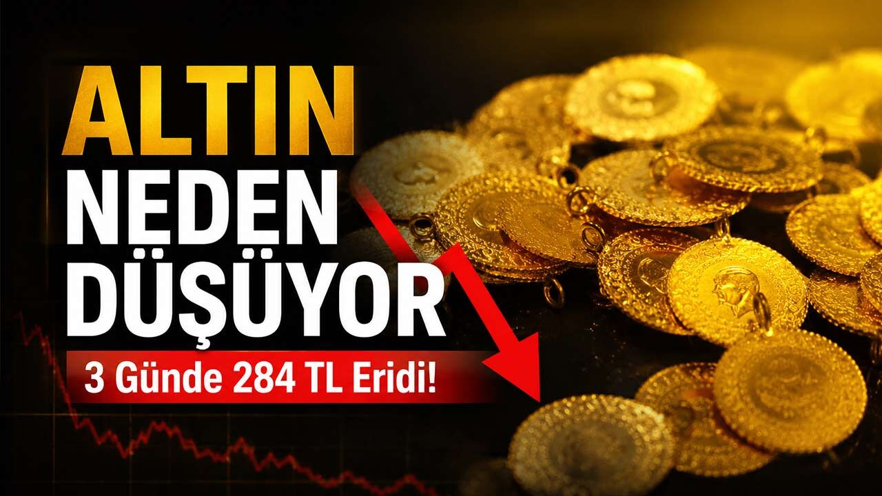 Altın neden düşüyor? 3 günde 284 TL eridi, şimdi gözler bu seviyede