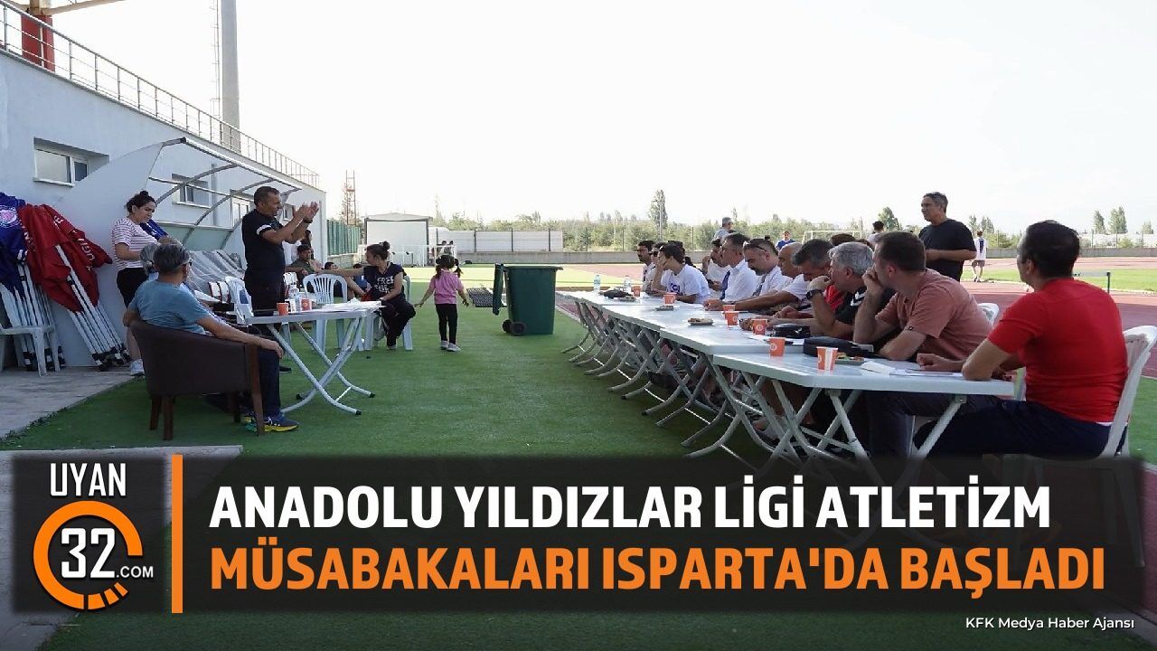 Anadolu Yıldızlar Ligi Atletizm Müsabakaları Isparta'da Başladı