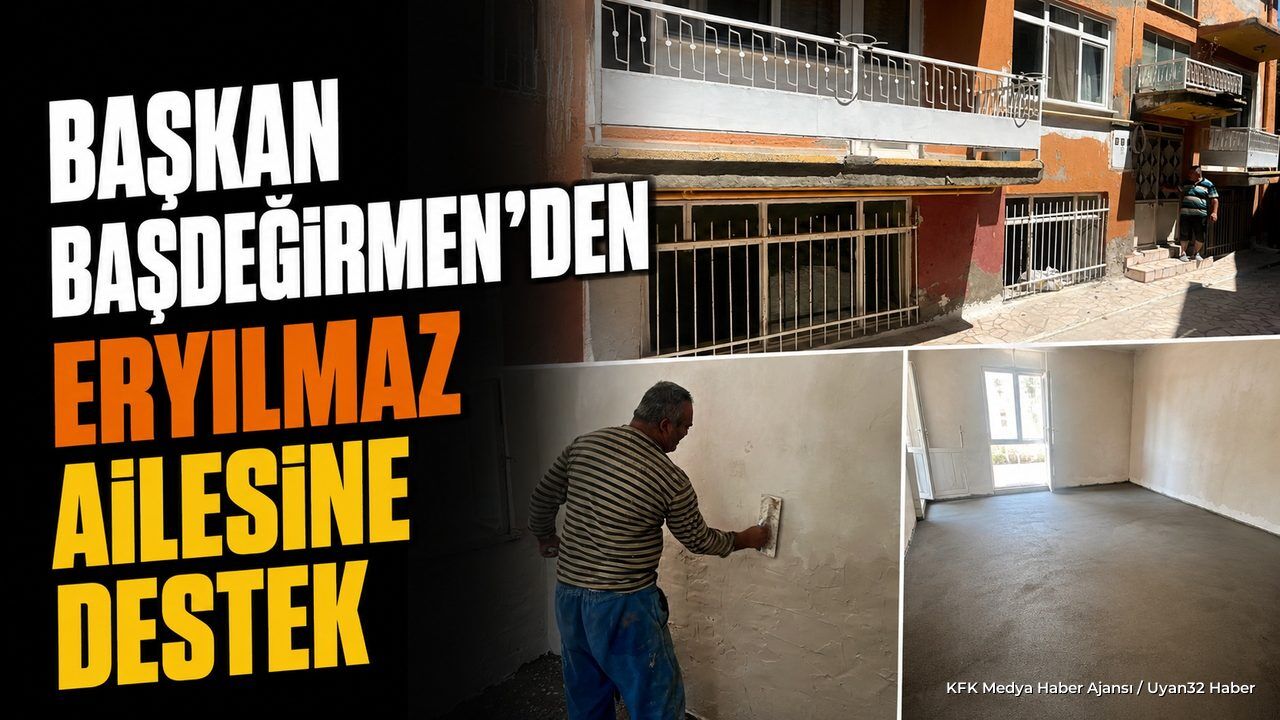 Başkan Başdeğirmen'den Ev Tadilatı İçin Yardım Eli